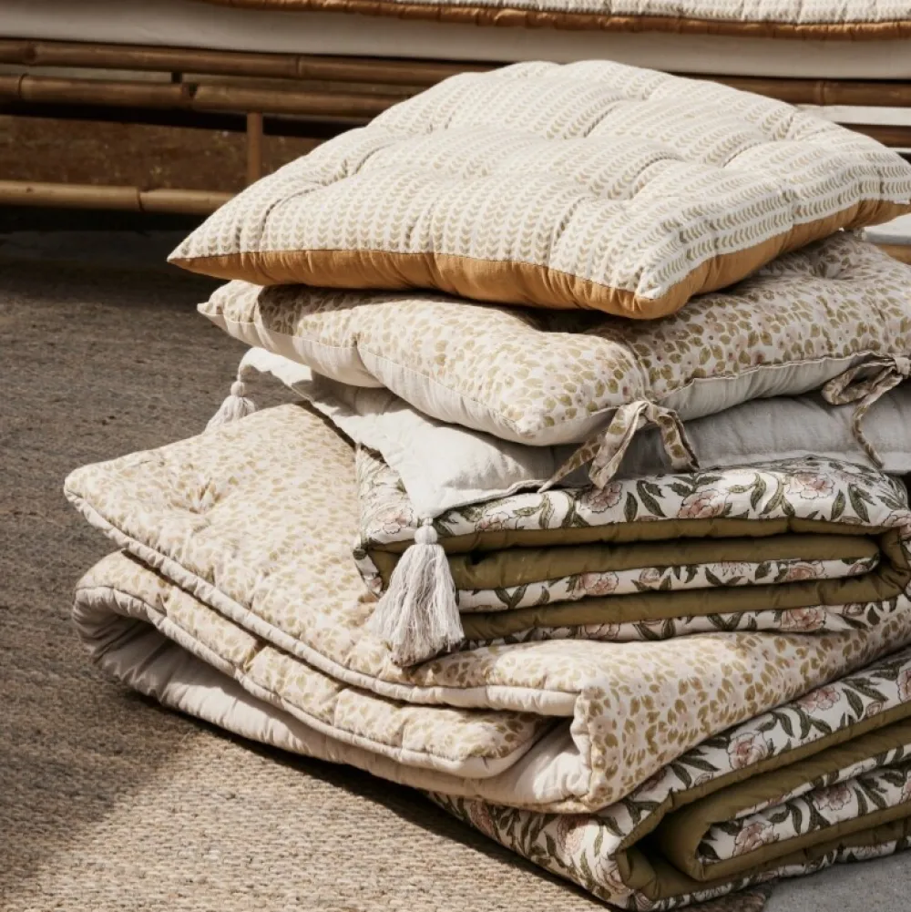 Lene Bjerre Design Udendørs>Ivillia Mattress Ochre/Rose Dust Large