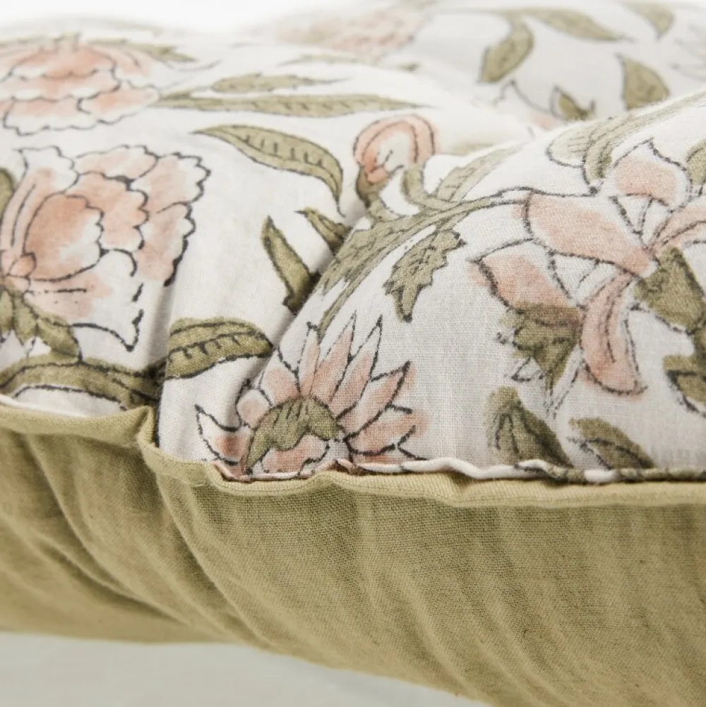 Lene Bjerre Design Udendørs>Ivy Mattress Sage Green/Rose Small