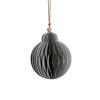 Lene Bjerre Design Juletræspynt|Julepynt>Paline Ornament Light Grey/Silver No. 2
