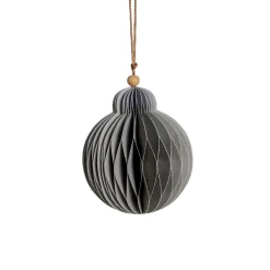 Lene Bjerre Design Juletræspynt|Julepynt>Paline Ornament Light Grey/Silver No. 2