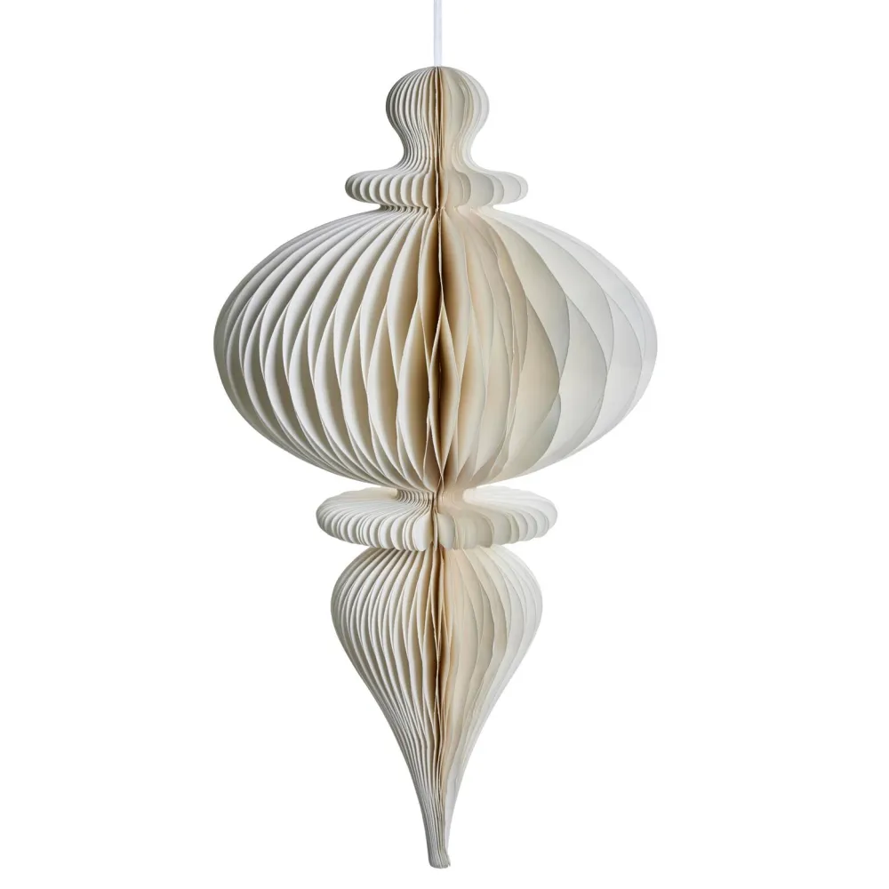 Lene Bjerre Design Julepynt>Poelle Ornament Off White No. 5