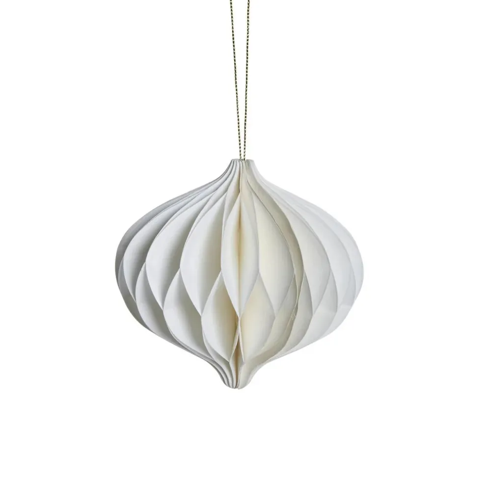 Lene Bjerre Design Juletræspynt|Julepynt>Poelle Ornament Off White No. 3