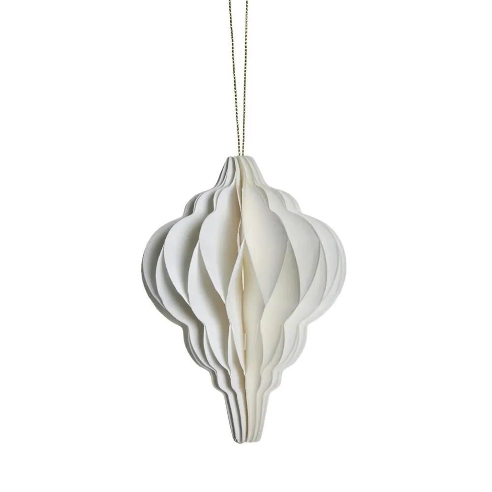 Lene Bjerre Design Juletræspynt|Julepynt>Poelle Ornament Off White No. 1
