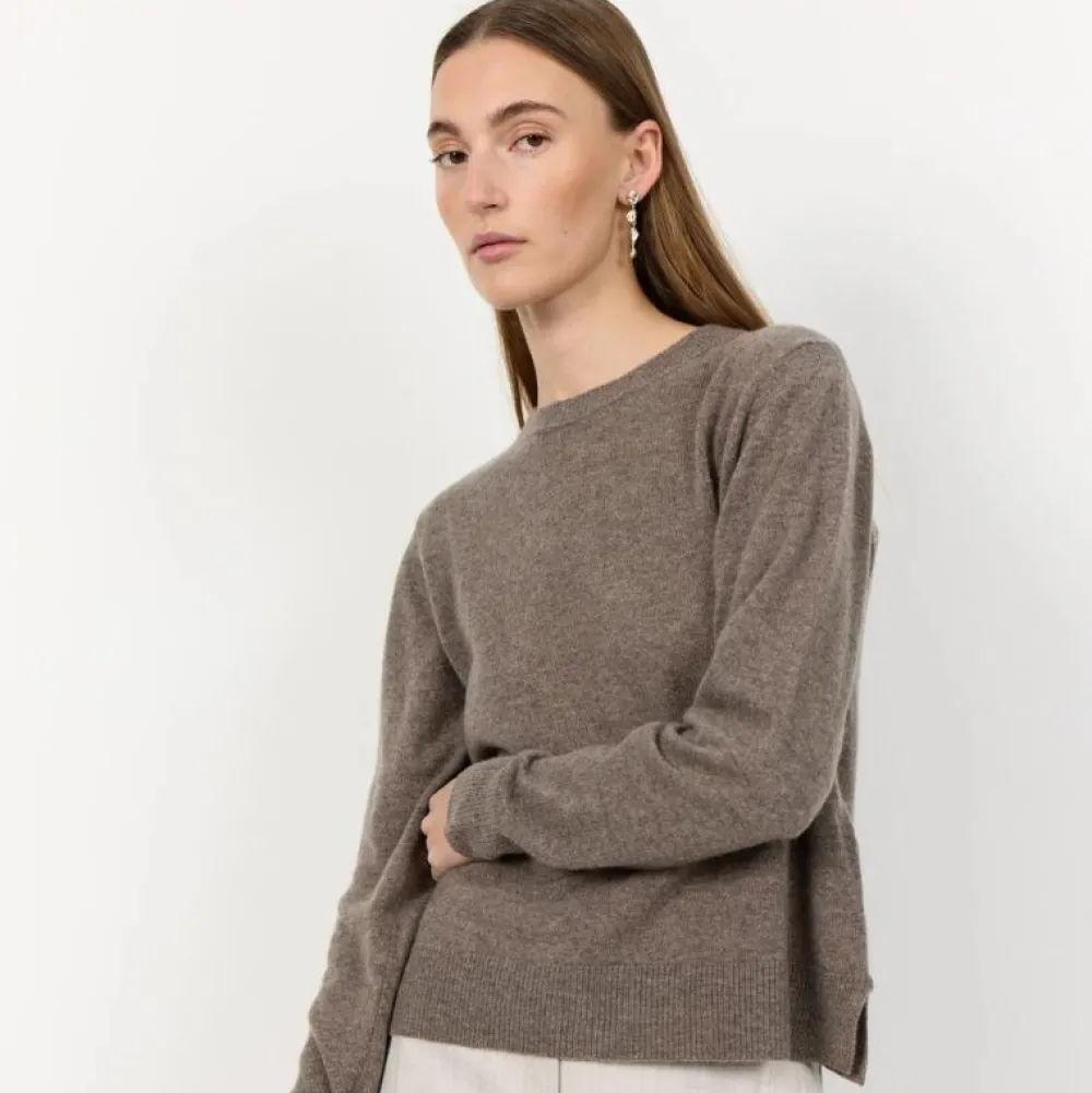 Dame Leveté Room Overdele>Eloise 2 Strik Brun