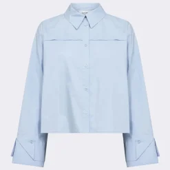 Dame Leveté Room Overdele>Kia 4 Shirt Light Blue