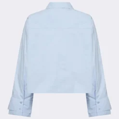 Dame Leveté Room Overdele>Kia 4 Shirt Light Blue