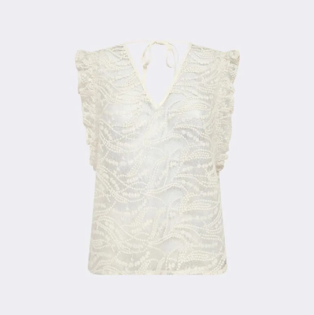 Dame Leveté Room Overdele>Lia 2 Top Creme