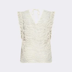 Dame Leveté Room Overdele>Lia 2 Top Creme