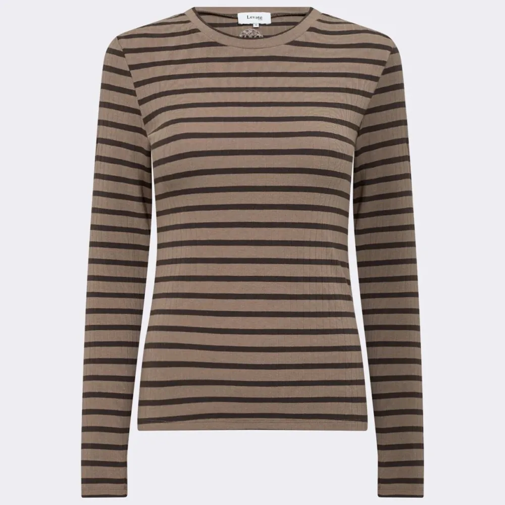 Dame Leveté Room Overdele>Neddie 2 T-shirt Dark Brown