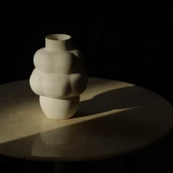 Louise Roe Vaser|Keramik & Porcelæn>Balloon Vase 04 Ceramic Raw White