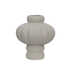 Louise Roe Andet Boligtilbehør|Vaser>Balloon Vase 02 Sanded Grey
