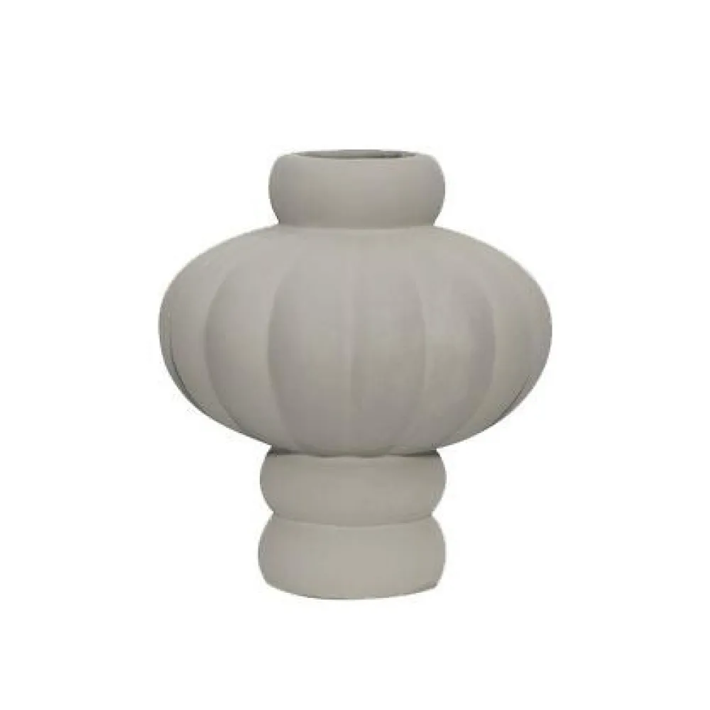 Louise Roe Andet Boligtilbehør|Vaser>Balloon Vase 02 Sanded Grey