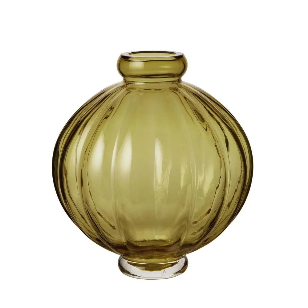 Louise Roe Andet Boligtilbehør|Vaser>Balloon Vase 01 Olive