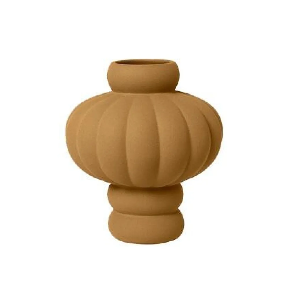 Louise Roe Andet Boligtilbehør|Vaser>Balloon Vase 02 Sanded Ocker