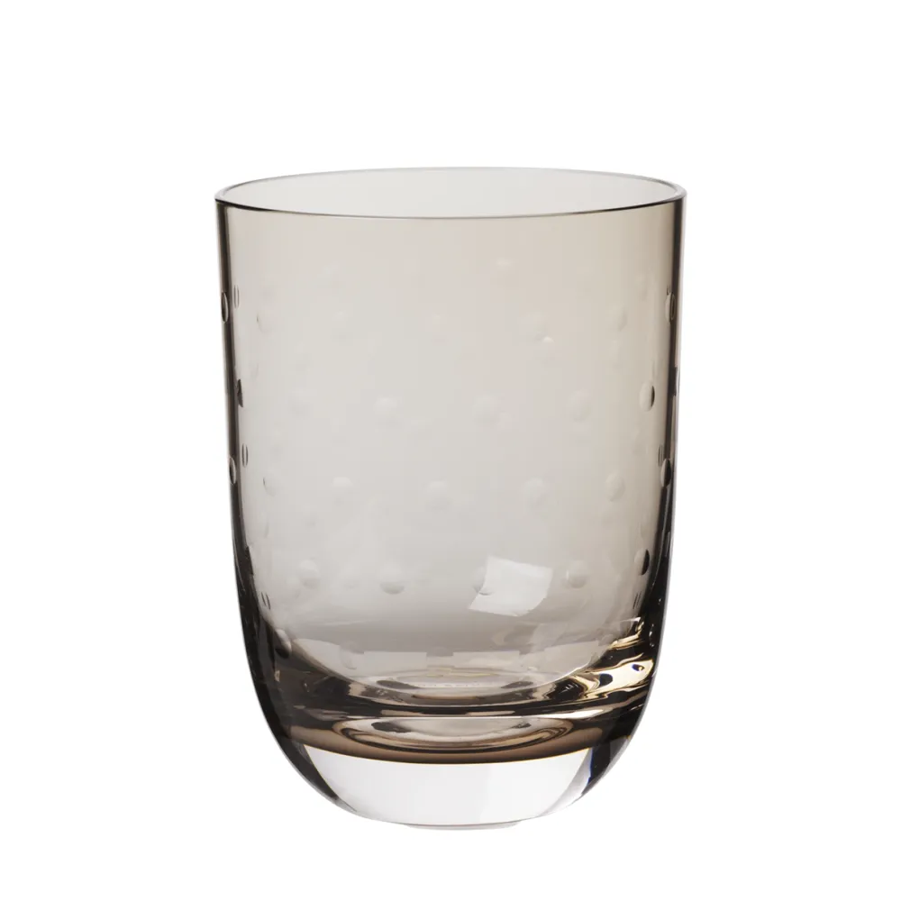 Louise Roe Køkken>Crystal Soda Glass Smoke