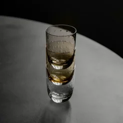 Louise Roe Køkken>Crystal Soda Glass Smoke