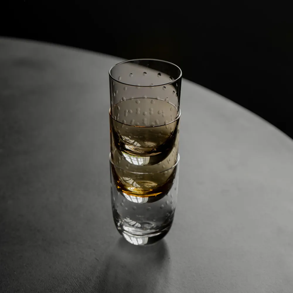 Louise Roe Køkken>Crystal Soda Glass Smoke
