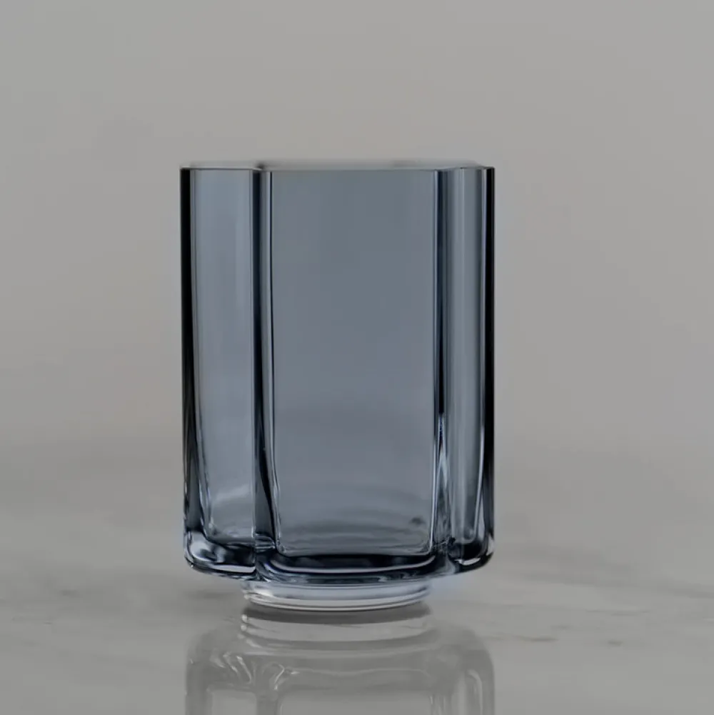 Louise Roe Andet Boligtilbehør|Lysestager>Funki Light Asymmetric Blue