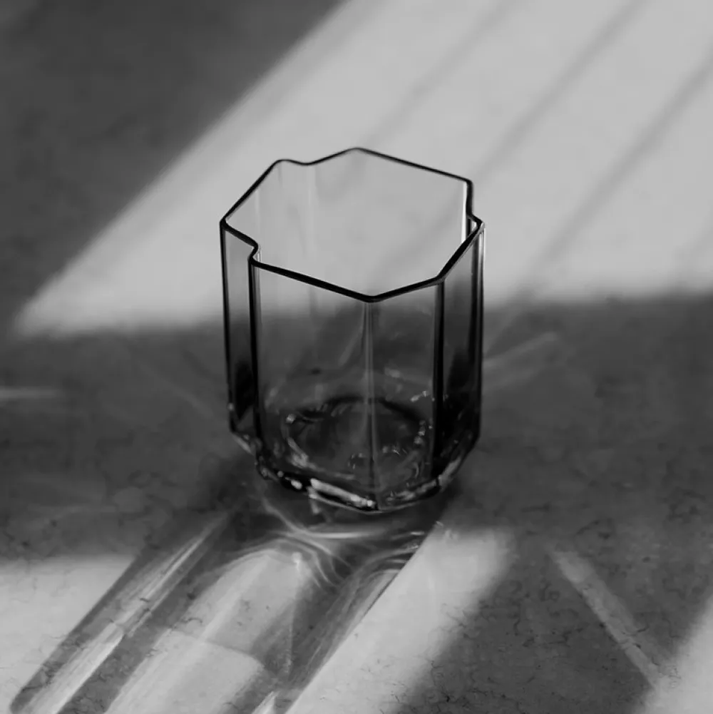 Louise Roe Stue|Andet Boligtilbehør>Funki Vase Asymmetric Amber