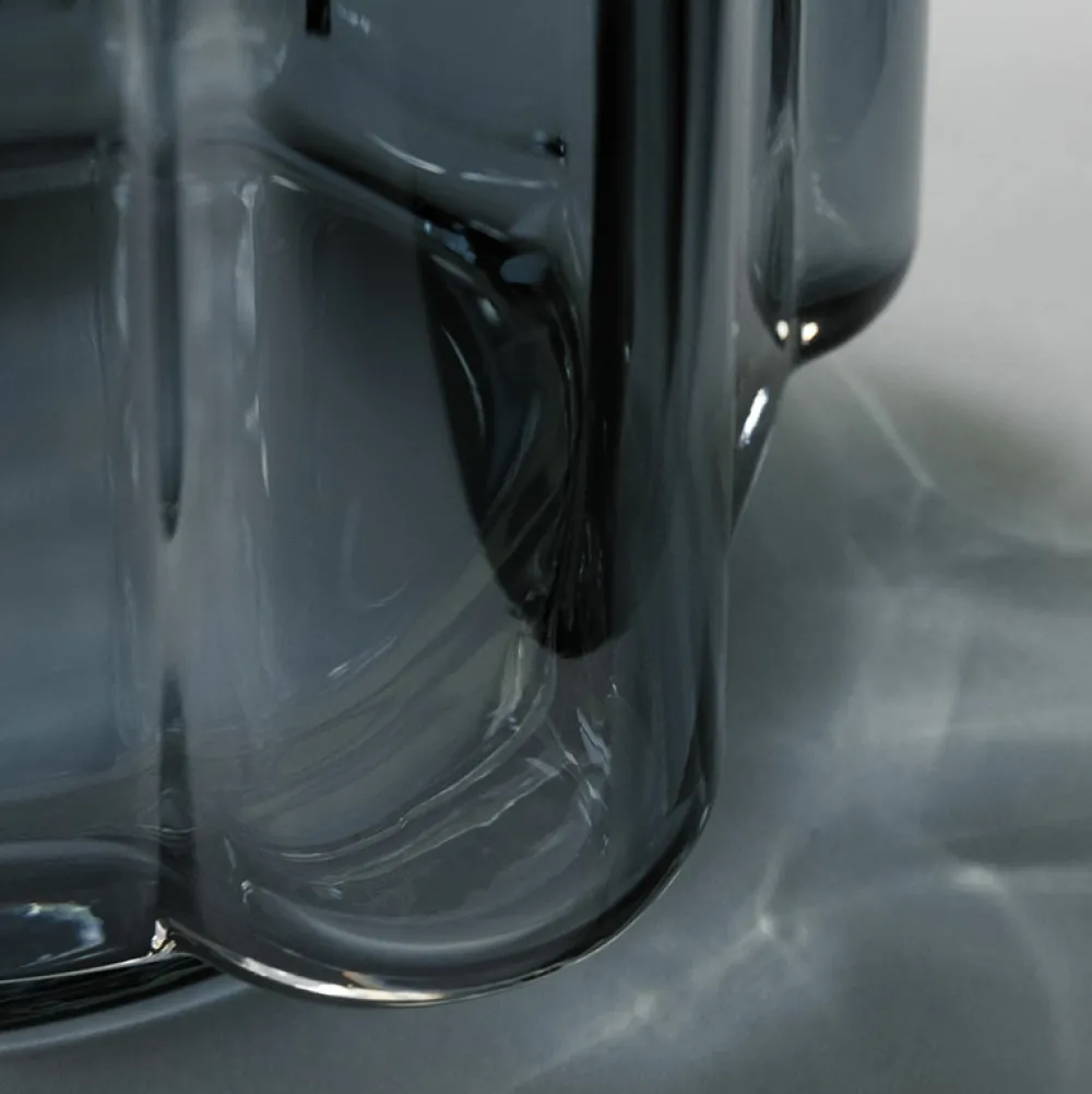 Louise Roe Andet Boligtilbehør|Vaser>Funki Vase Rounded Blue
