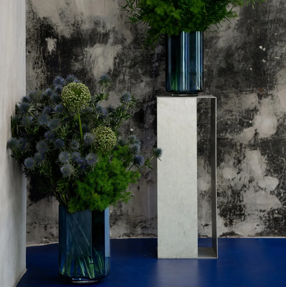 Louise Roe Andet Boligtilbehør|Vaser>Funki Vase Rounded Blue