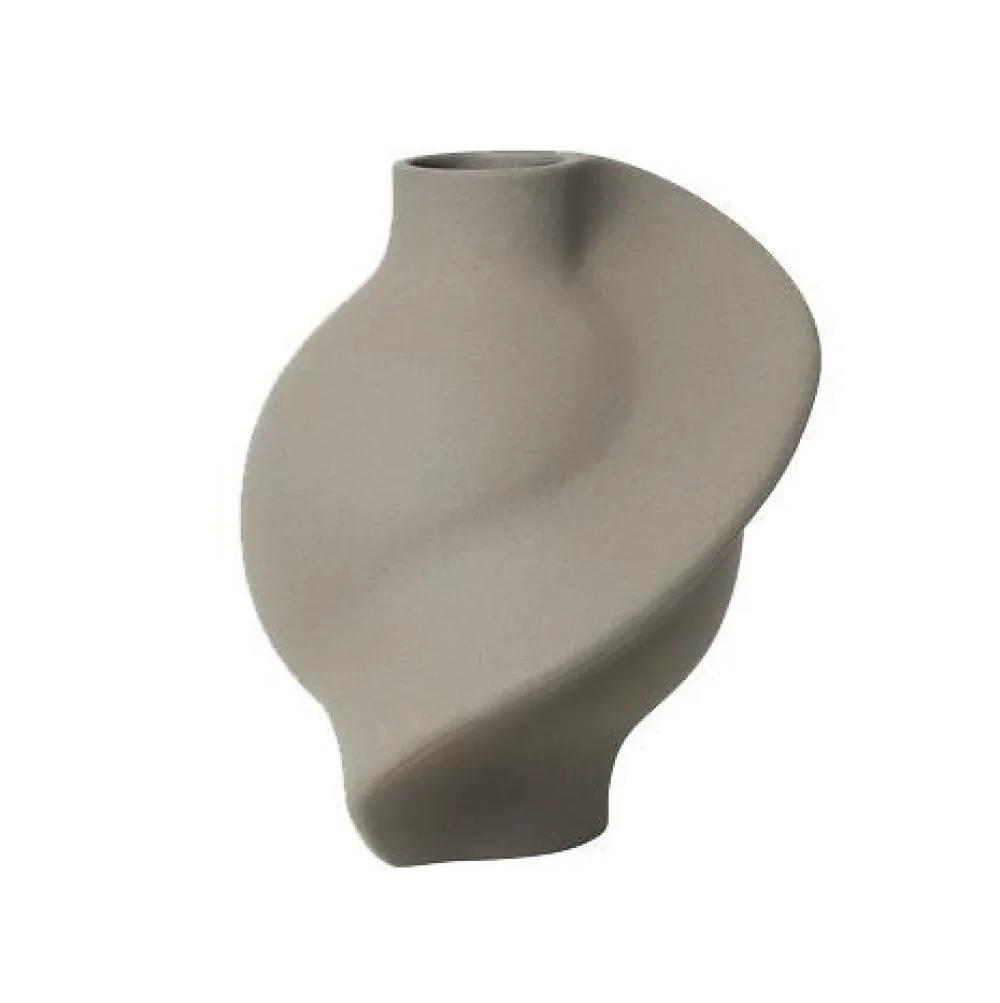 Louise Roe Andet Boligtilbehør|Vaser>Pirout Vase 01 Sanded Grey