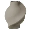 Louise Roe Andet Boligtilbehør|Vaser>Pirout Vase 02 Sanded Grey