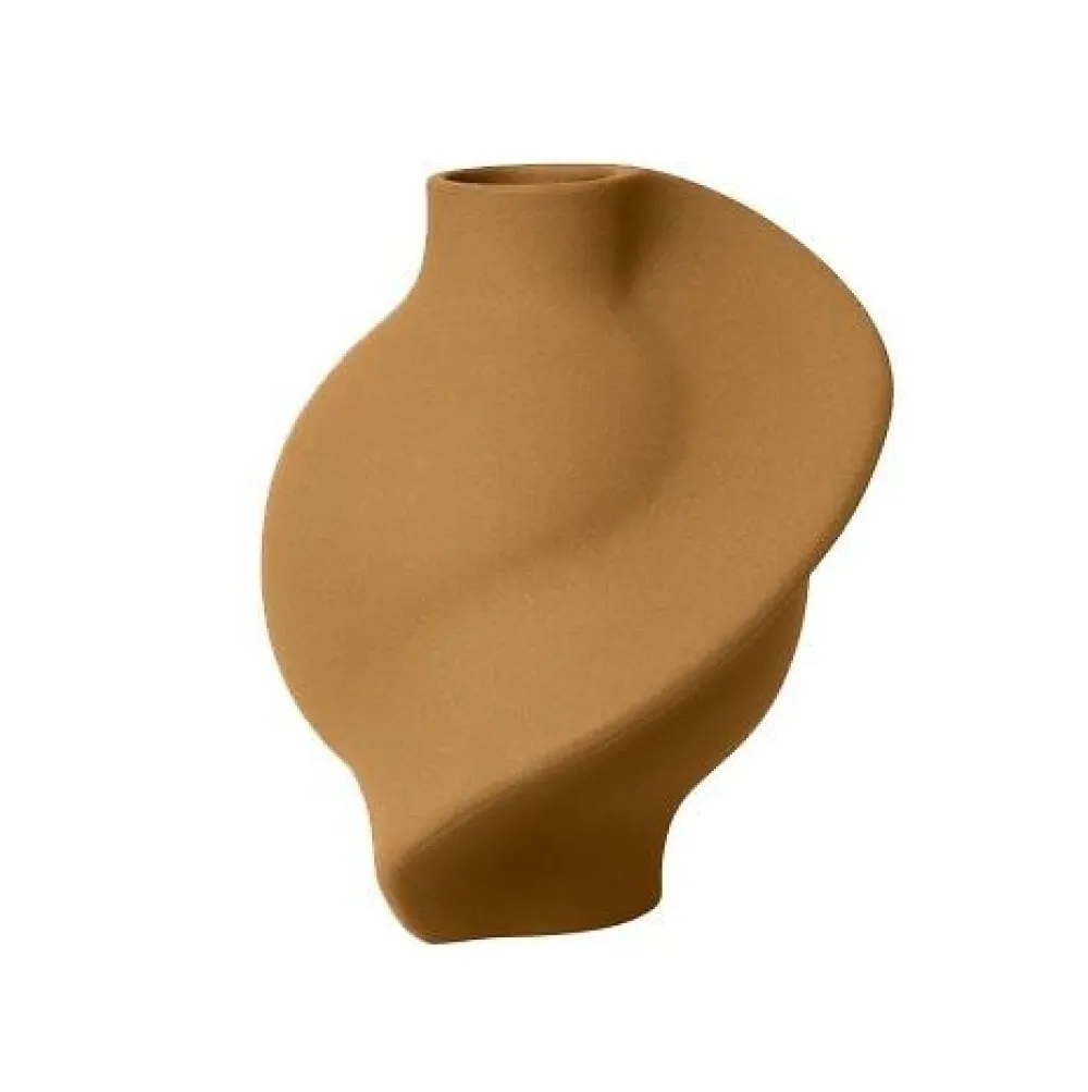 Louise Roe Andet Boligtilbehør|Vaser>Pirout Vase 01 Sanded Ocker