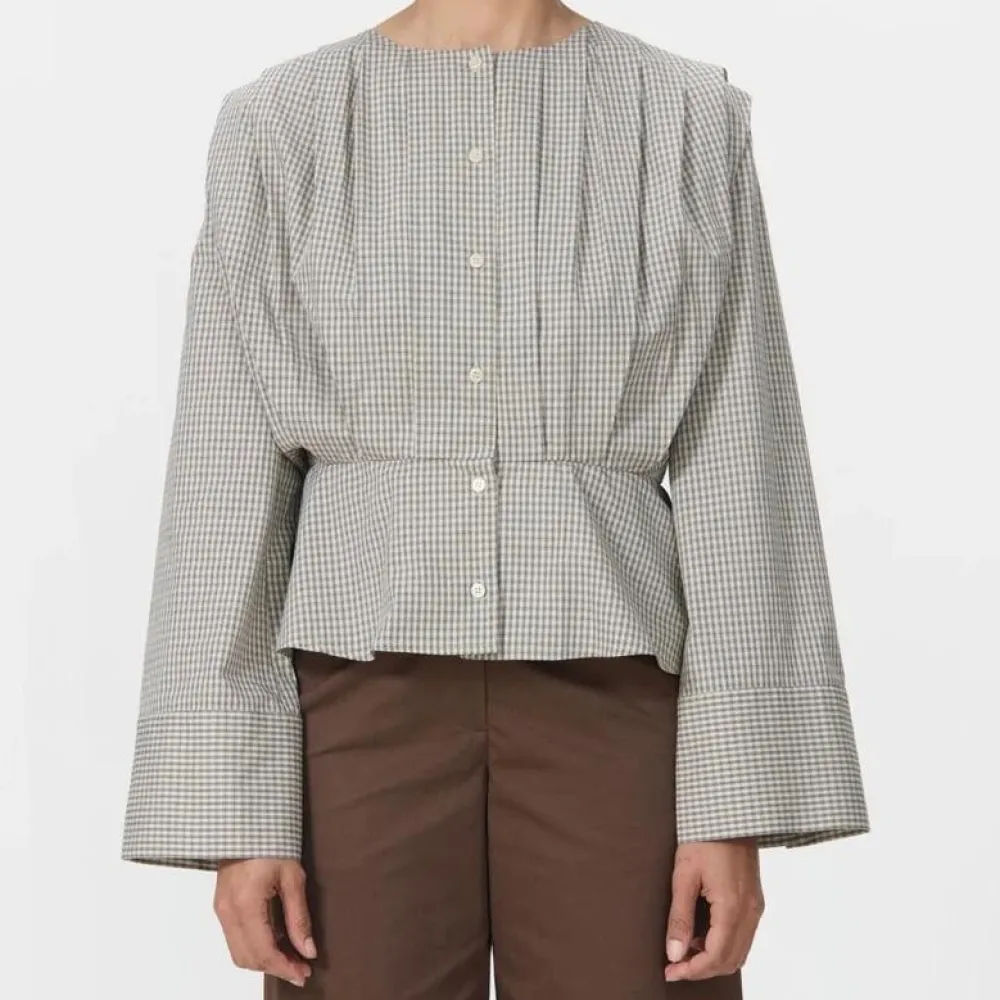 Dame Lovechild 1979 Overdele>Etta Blouse Beige Check