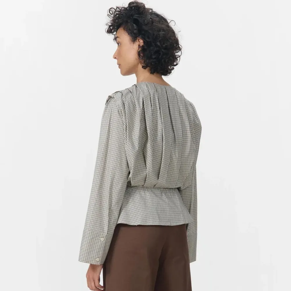 Dame Lovechild 1979 Overdele>Etta Blouse Beige Check