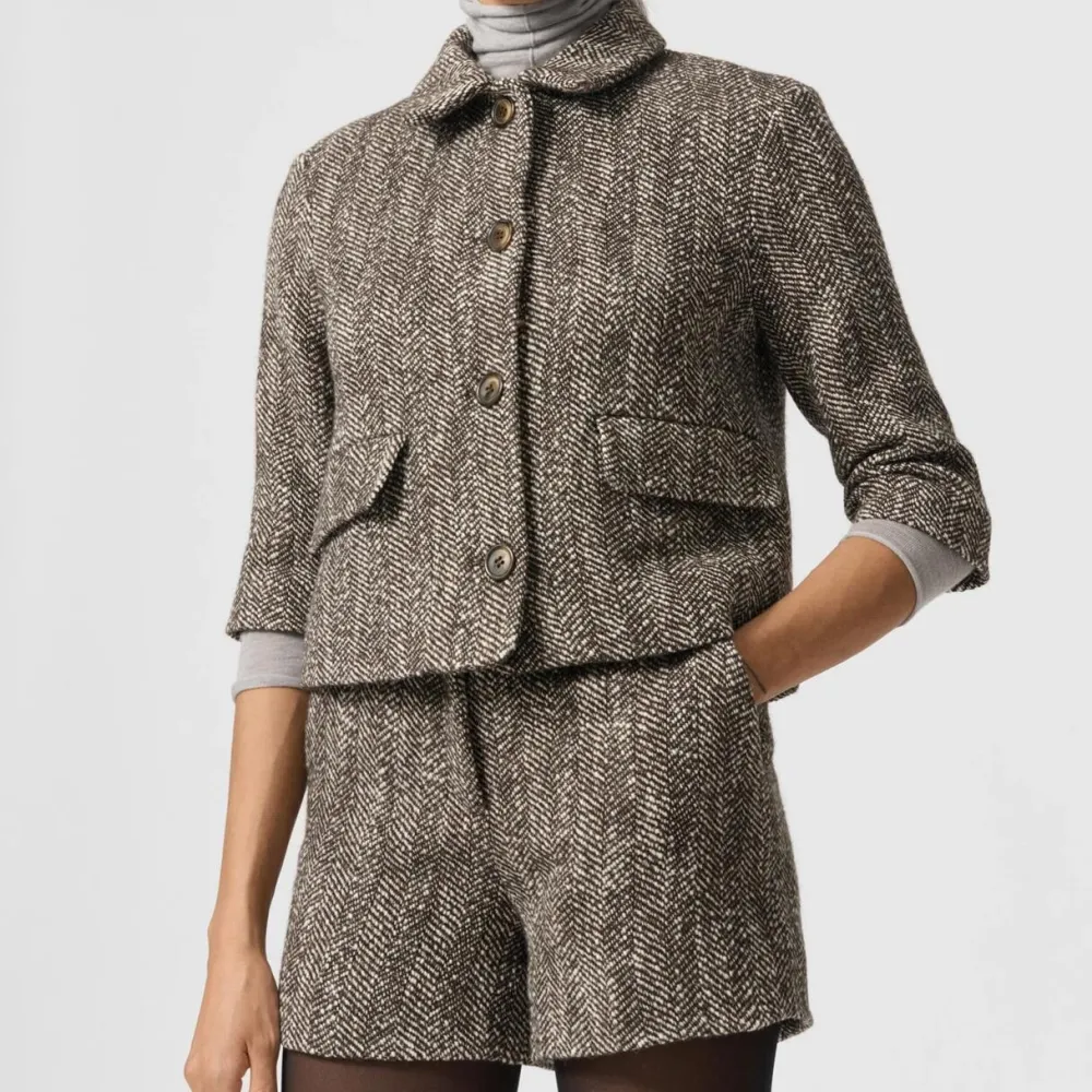Dame Lovechild 1979 Underdele>Kimi Shorts Brown Herringbone