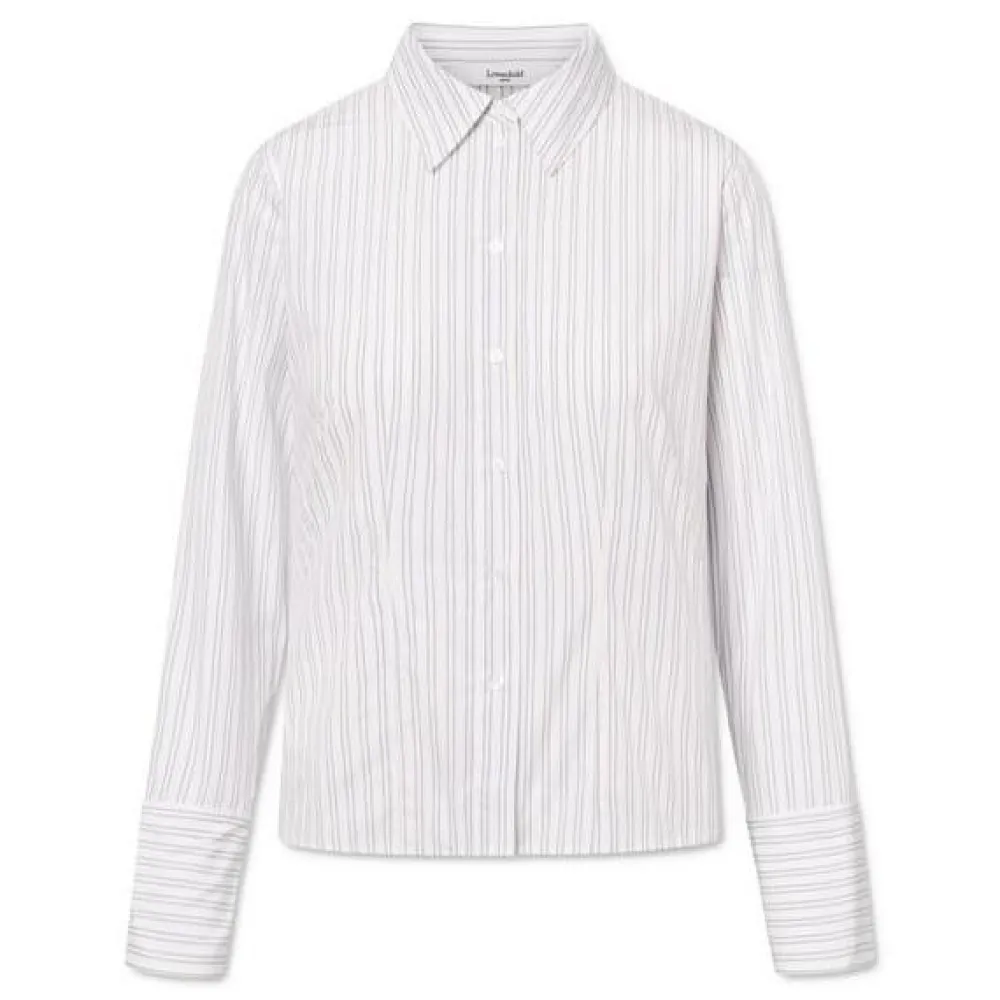 Dame Lovechild 1979 Overdele>Rosy Shirt Dusty Blue Stripe
