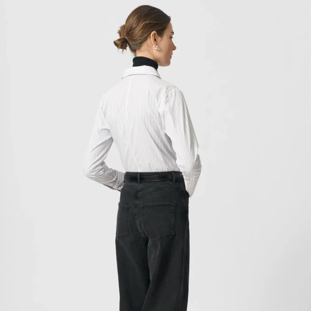 Dame Lovechild 1979 Overdele>Rosy Shirt Dusty Blue Stripe