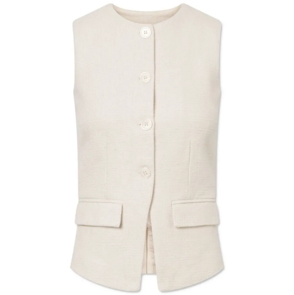 Dame Lovechild 1979 Overdele>Lovechild Kendra Vest Creme