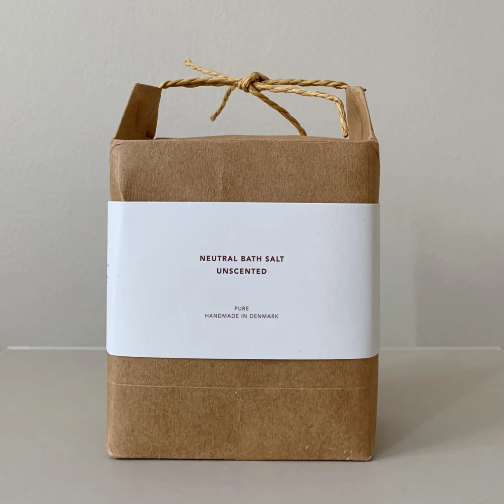 Mellow Mind Velvære>Neutral Bath Salt Unscented Pure