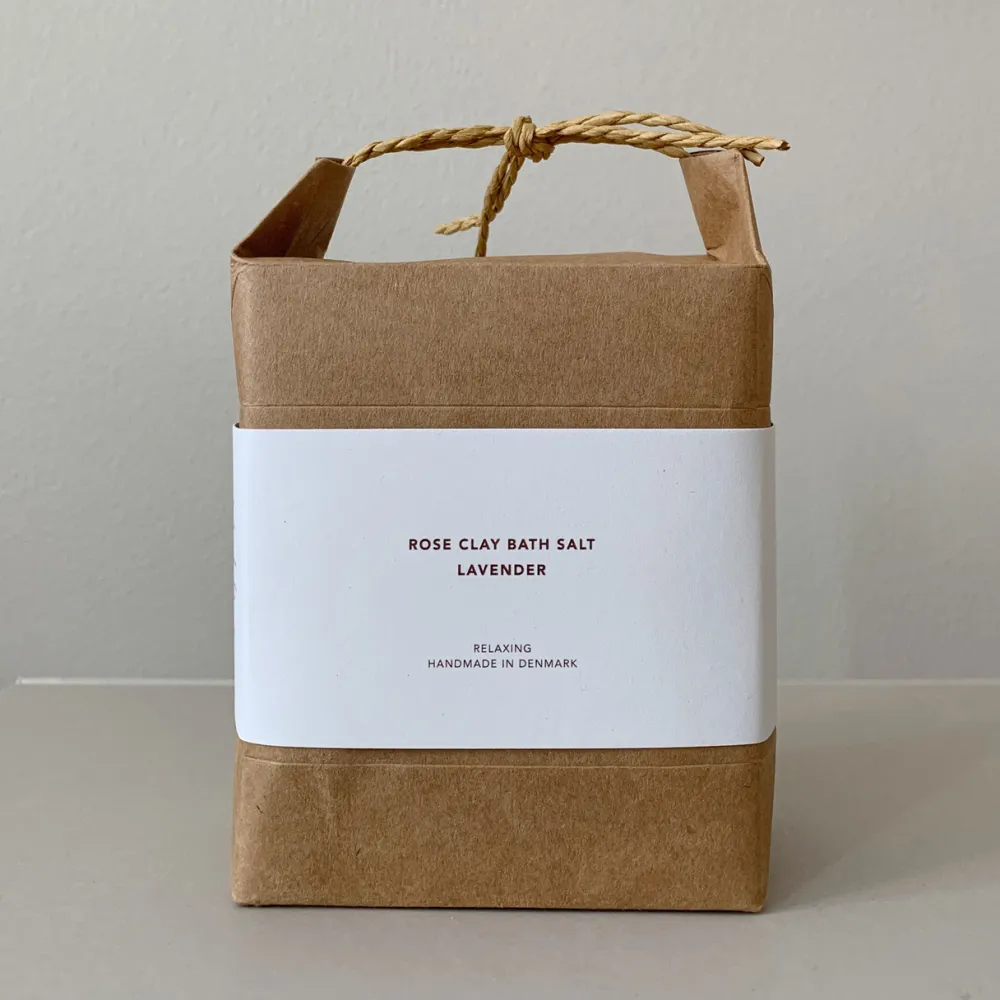 Mellow Mind Velvære>Rose Clay Bath Salt Lavender Relaxing