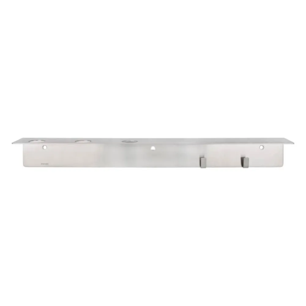 Meraki Badeværelse>Bottle Hanger With Hooks Brushed Silver