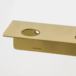 Meraki Knager & Greb>Bottle Hanger With Hooks Brushed Brass