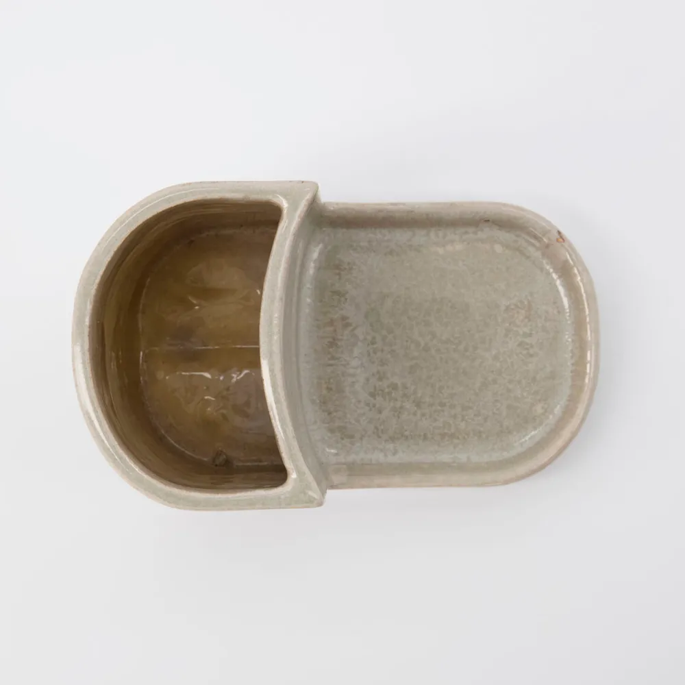 Meraki Køkken>Brush & Soap Holder Datura Shellish Grey Small