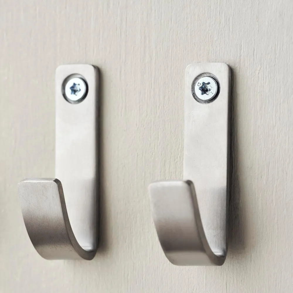 Meraki Knager & Greb>Hooks Thapsus Brushed Silver