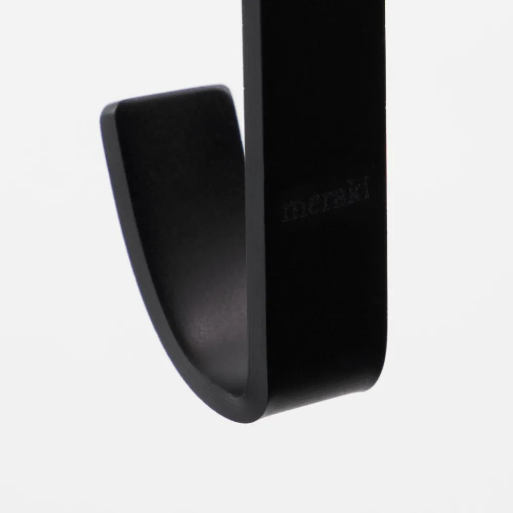 Meraki Knager & Greb>Hooks Thapsus Brushed Black