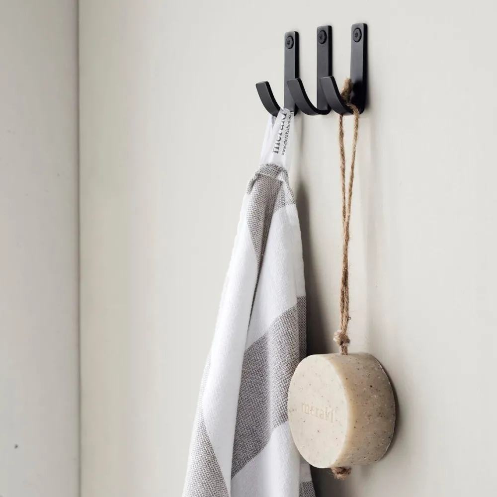 Meraki Knager & Greb>Hooks Thapsus Brushed Black