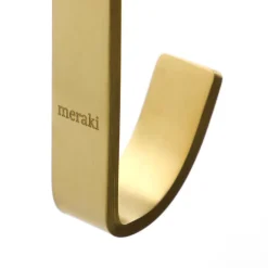 Meraki Knager & Greb>Hooks Thapsus Brushed Brass