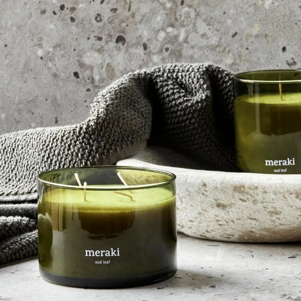Meraki Badeværelse>Scented Candle Oud Leaf Large