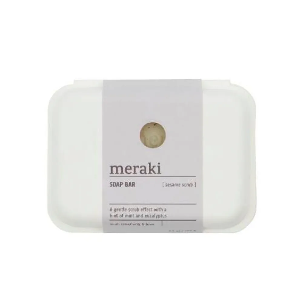 Meraki Velvære>Soap Bar Sesame Scrub