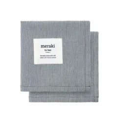 Meraki Køkkentekstiler>Tea Towels Verum Light Grey/Army