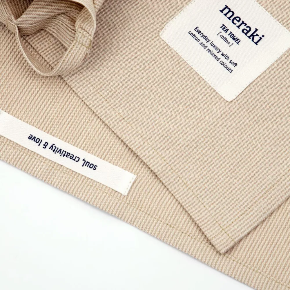 Meraki Køkkentekstiler>Tea Towels Verum Off White/Safari