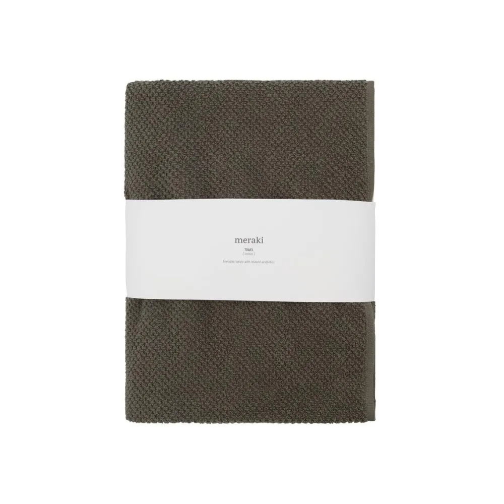 Meraki Badeværelse|Badtekstiler>Towel Solid Army