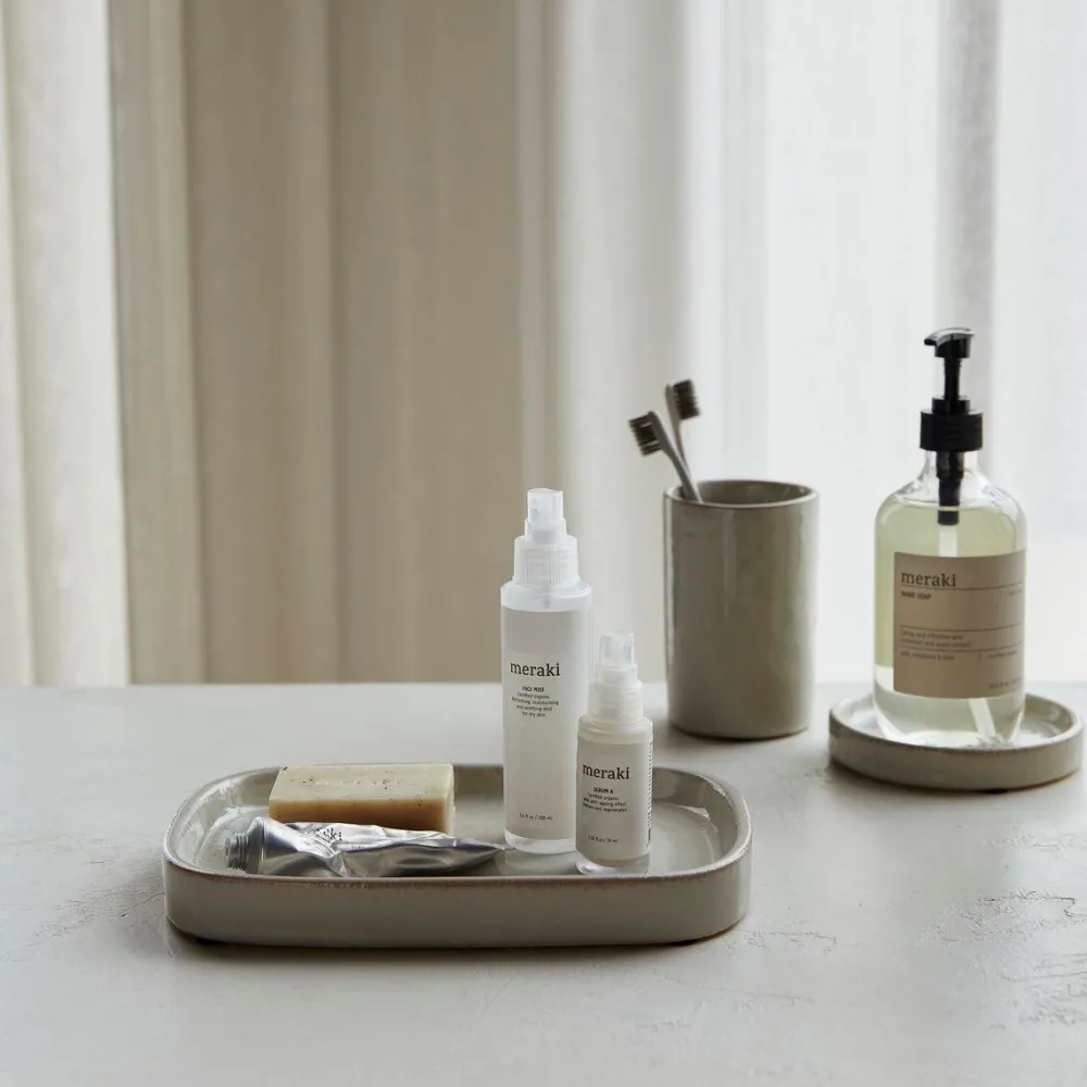 Meraki Køkken|Badeværelse>Tray Datura Shellish Grey