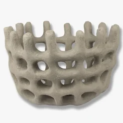 Mette Ditmer Skåle & Bakker|Andet Boligtilbehør>Art Piece Braided Bowl Sand